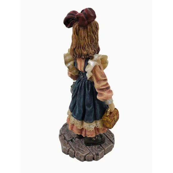 Vintage The Dollstone Collection Yesterdays Child Figurine First Day Of School - Picture 4 of 10